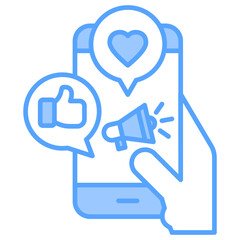  Visibility Blue Icon