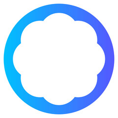 shape gradient icon