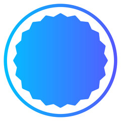 quality gradient icon