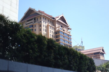 Concrete and Glass Skyscrapers Rising in Modern Metropolis