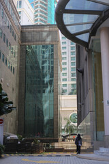 Concrete and Glass Skyscrapers Blocking the Sky