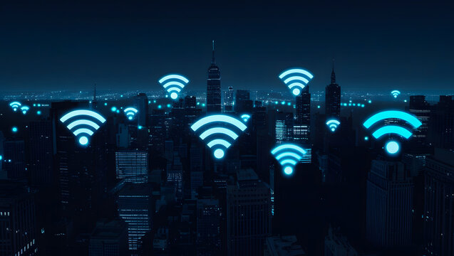 abstract city skyline 3