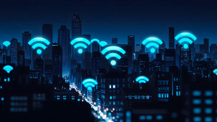 abstract city skyline 1