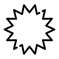 sticker line icon