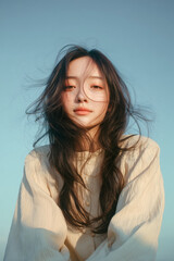 Windblown Beauty Portrait