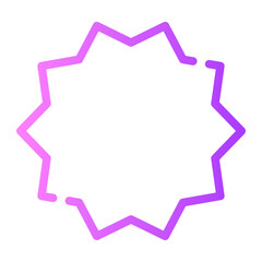 badge gradient icon