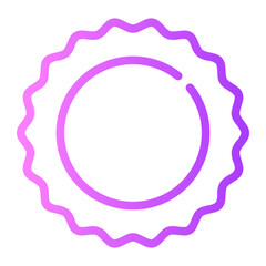 badge gradient icon