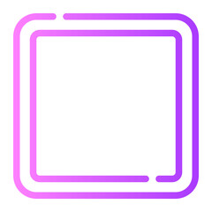 rectangle gradient icon
