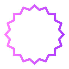 quality gradient icon