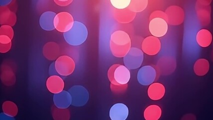 4K bokeh background, vertical bokeh loop, khaki purple bokeh, twilight bokeh lights, abstract bokeh motion, elegant bokeh animation, red blue bokeh effect, flickering bokeh particles, seamless bokeh - Powered by Adobe