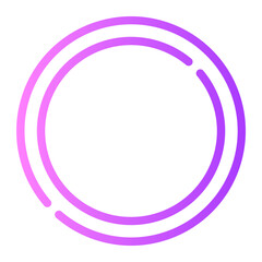 round gradient icon