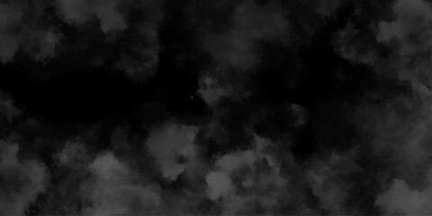 Abstract ash cloud and smoke texture in dark background. White Black fog effect transparent smoke isolated dark dramatic sky with black stormy clouds.  creative and decorative fractal smoke art