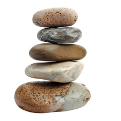 Stacked stones, balanced perfectly