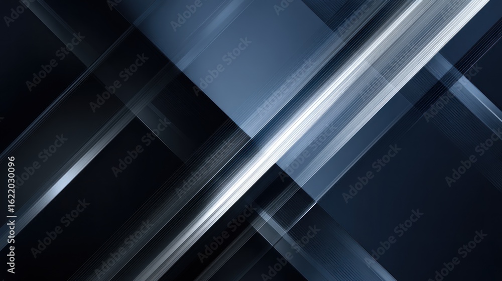 Aufkleber abstract geometric design with intersecting lines and layers