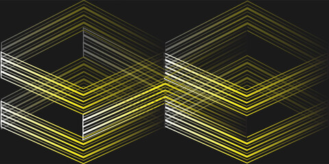 Black abstract backround with yellow curve line for backdrop or presentationund. - abstract background