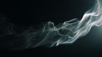 Obraz premium Misty Abstract Minimalist Background with Smoke, Fog and Cloud Layers in Soft Light Tones