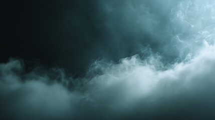 Misty Abstract Minimalist Background with Smoke, Fog and Cloud Layers in Soft Light Tones