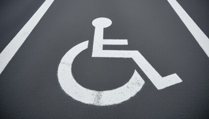 Warm tips for accessible parking spaces
