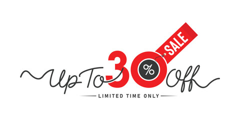 Sale up to 30% Off