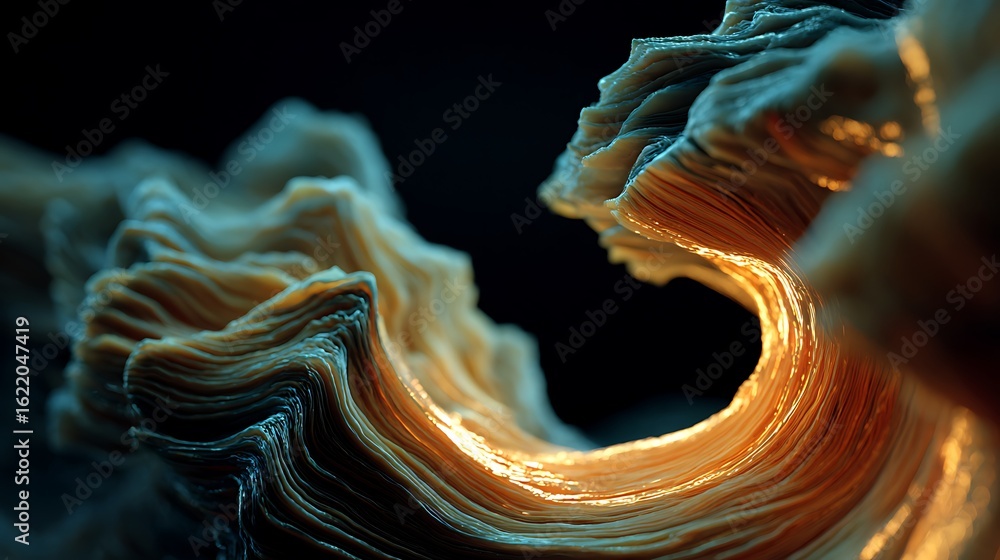 Poster abstract textured background with wave pattern, modern decorative design element for creative art an