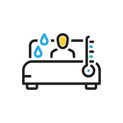 Multi color icon for sick