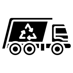 Waste Collection glyph icon