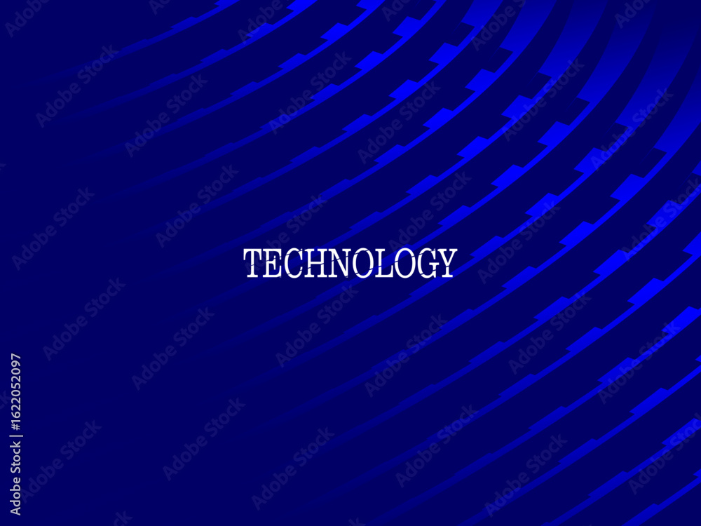 Poster this futuristic background features a dynamic wave pattern in gradient blue accented with bright mul