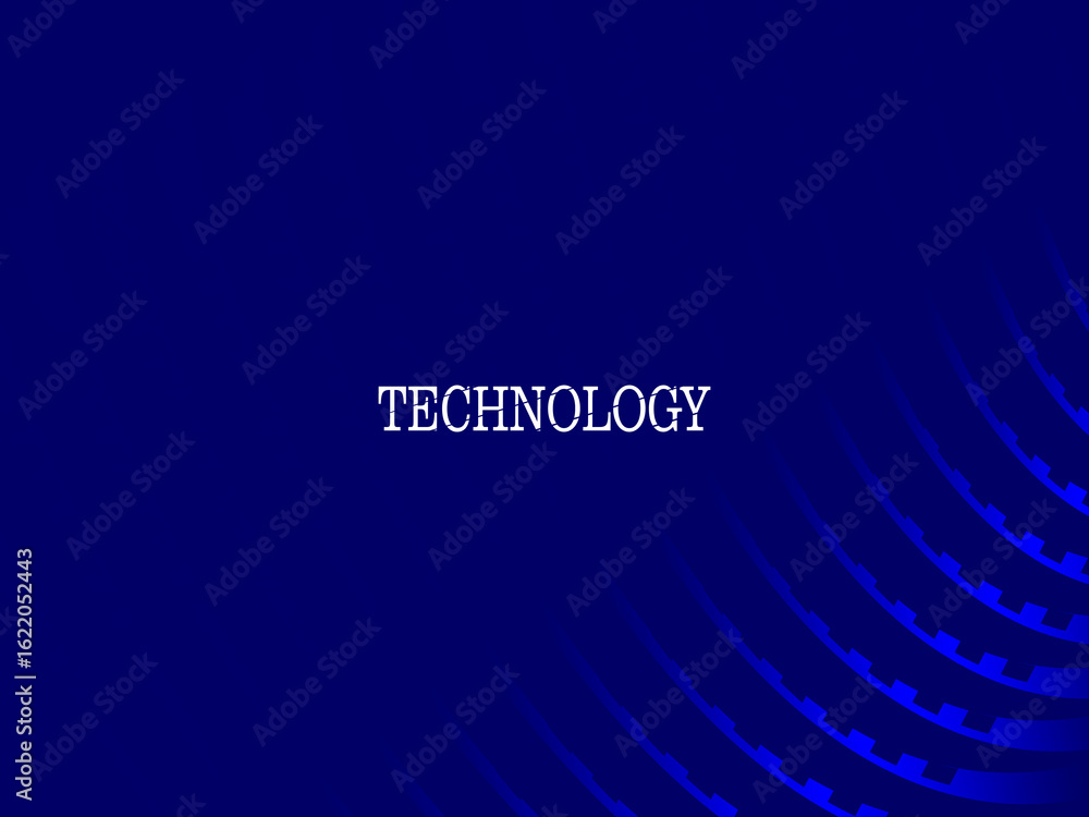 Poster this futuristic background features a dynamic wave pattern in gradient blue accented with bright mul