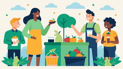 The market serves as a reminder of the importance of sustainability with vendors offering composting workshops and educational talks on reducing food waste.