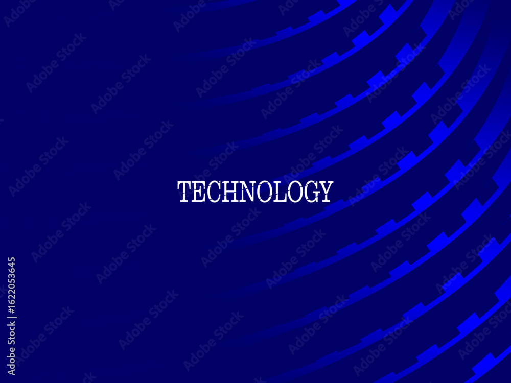 Poster this futuristic background features a dynamic wave pattern in gradient blue accented with bright mul