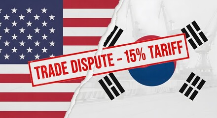 South Korea and USA Trade Dispute with 15% Tariff Enforcement
