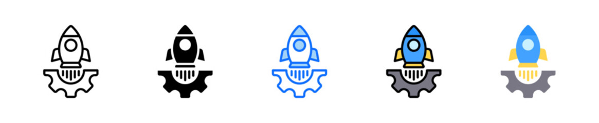 Release Management Icon Set Multiple Style Collection