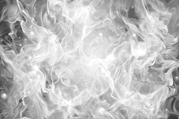 Abstract, flowing, gray-white swirls