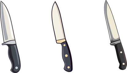 Cartoon knife illustration
