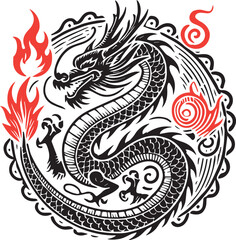 dragon tattoo design