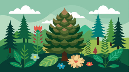 The earthy scent of pine mixed with the sweet aroma of wildflowers tered throughout the forest.