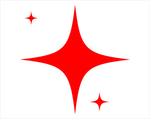 red twinkling star