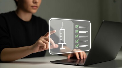 Navigating vaccine appointments online for a safer future digitally managing healthcare records against a neutral
