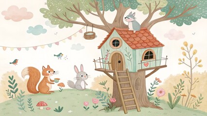 birds on a tree