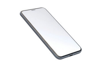 Modern smartphone isolated on transparent background