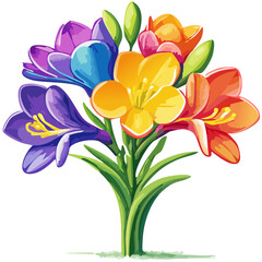 Naklejka premium Freesia refracta 