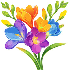 Obraz premium Freesia refracta 