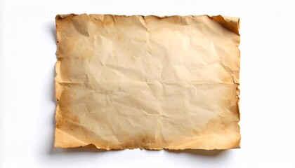 Fototapeta premium Antique Crumpled Paper Texture High-Resolution Image, Grunge Background, Aged Parchment Aged Paper, Vintage Texture