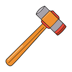 Heavy-duty framing hammer with a straight claw, durable steel head, and shock-absorbing handle—perfect for driving large nails and tough framing jobs on construction sites.
