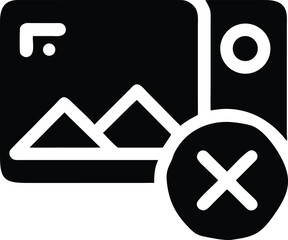 Image file rejected or deleted icon
