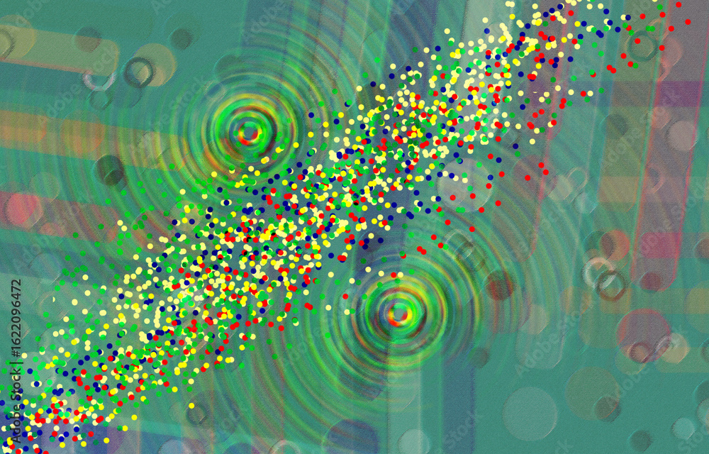 Poster dynamic colorful background with smooth shapes and in gradient color tones