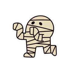 ミイラ男のイラスト