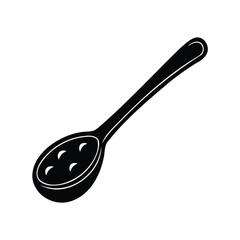 spoon on white background