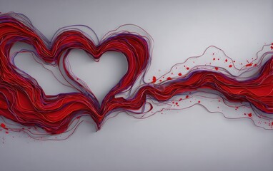 Abstract heart design
