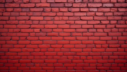 Red Brick Wall Background – Rustic Textured Masonry Surface for Design and Architecture